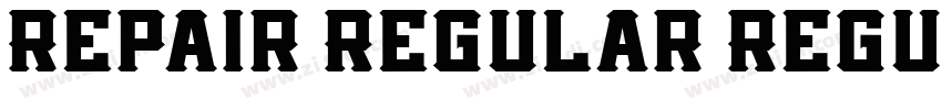 Repair Regular Regul字体转换 Repair Regular Regul字体转换
